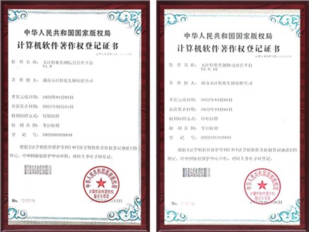 Tập đoàn Hóa nhẹ vinh dự nhận 2 bản quyền phần mềm.